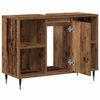 vidaXL Bathroom Cabinet Old Wood 80 x 33 x 60 cm Engineered Wood