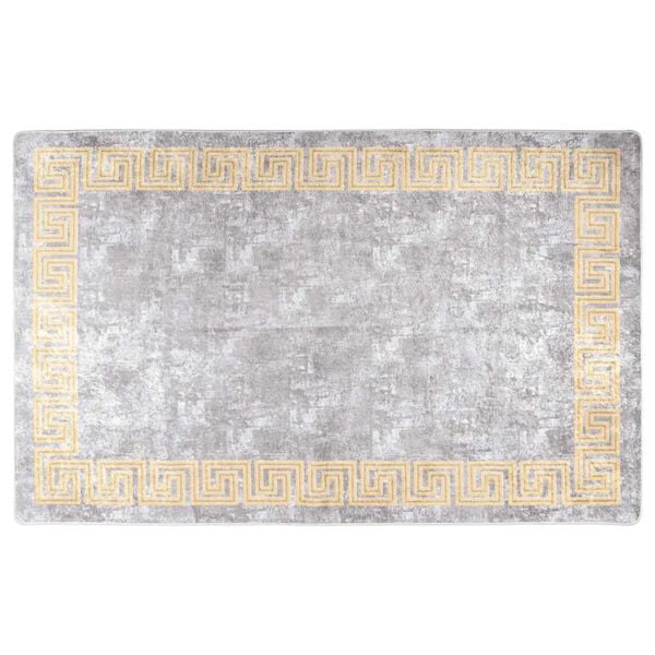 vidaXL Rug Washable 80x150 cm Grey