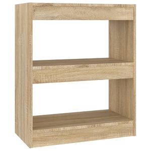 vidaXL Book Cabinet | Sonoma oak | Engineered wood | Medium | Book Cabinet