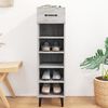 vidaXL Shoe Cabinet Grey Sonoma 30x35x105 cm Engineered Wood