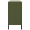 vidaXL Sideboard Olive Green 68x39x79 cm Steel