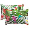 vidaXL Cushion Cover 2 pcs HOUTEN Multicolour 50 x 70 cm Polyester