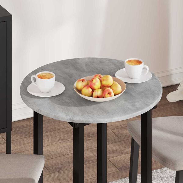 vidaXL Table Top Concrete grey 60 x 60 x 1.5 cm Engineered Wood