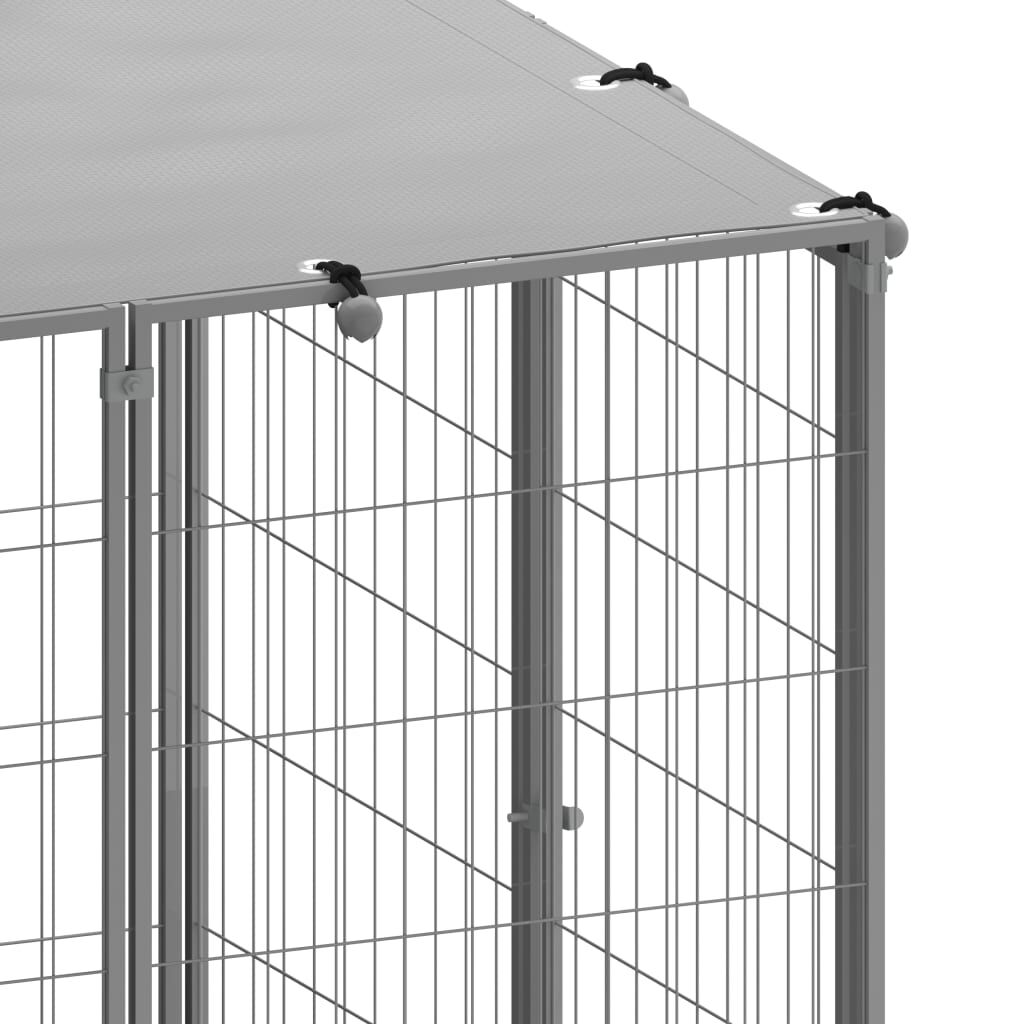 Metal top kennel panels