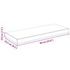 vidaXL Floating Wall Shelves 2 pcs High Gloss White 60x23.5x3.8 cm MDF