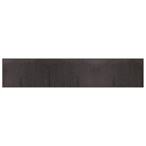 vidaXL Rug Rectangular Dark Brown 60x300 cm Bamboo