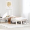 vidaXL Bed Frame without Mattress White 90x200 cm Solid Wood Pine