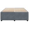 vidaXL Bed Frame without Mattress Dark Grey 140x200 cm Velvet