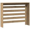 vidaXL Radiator Cover Artisian Oak 104x20x82 cm Engineered Wood
