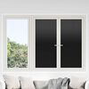 vidaXL Window Film Static Frosted Black 60x500 cm PVC