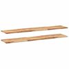 vidaXL Floating Shelves 2 pcs 140x30x2 cm Oil Finished Solid Wood Acacia