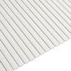 vidaXL Garden Fence Double-Sided White 1.8x5 m PVC