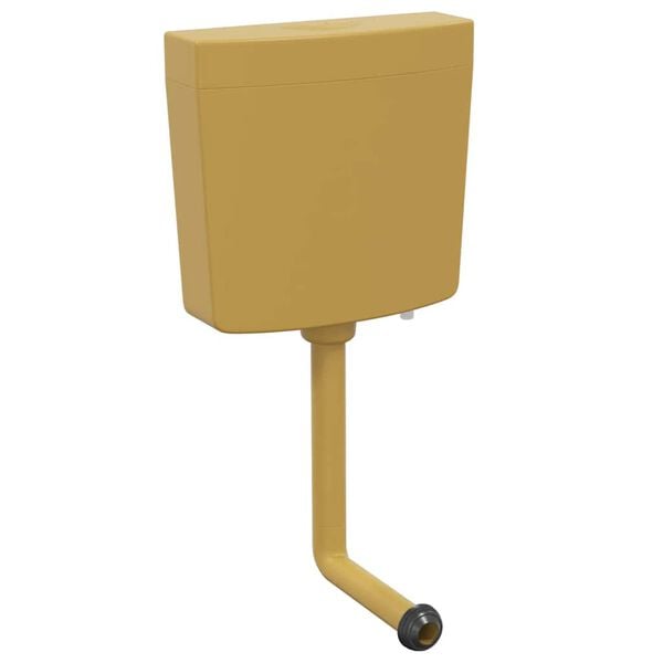 vidaXL Toilet Cistern with Bottom Water Inlet 3/6 L Curry