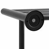 vidaXL Towel Rack Black 61 x 23 x 17 cm Stainless steel
