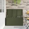 vidaXL Outdoor Storage Box Olive Green 100 x 50.5 x 50 cm Steel