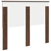 vidaXL Headboard with Headboard Brown Oak 120 cm Engineered wood