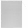 vidaXL Window Blind with Curtains Manual Silver Aluminium