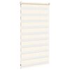vidaXL Zebra Blind Marble Beige 90x100 cm Fabric Width 85.9 cm Polyester