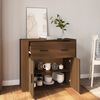 vidaXL Sideboard Brown Oak 80x33x70 cm Engineered Wood