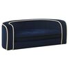 vidaXL Foldable Dog Sofa Blue 73x67x26 cm Plush Washable Cushion