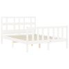 vidaXL Bed Frame without Mattress White 140x200 cm Solid Wood Pine