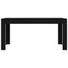 vidaXL Dining Table Black 160x80x76 cm Engineered Wood