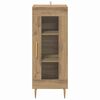 vidaXL Sideboard Artisan oak 34 x 34.5 x 90 cm Engineered wood