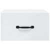 vidaXL Wall-mounted Bedside Cabinets 2 pcs High Gloss White 35x35x20 cm