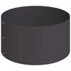 vidaXL Garden Planter Black 120 x 120 x 20 cm Cold-rolled Steel