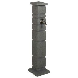 vidaXL Garden Tanker Anthracite 26 x 26 x 101 cm PE