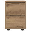 vidaXL Bedside Tables with Drawer 2 pcs Artisan Oak 30.5 x 30 x 43 cm