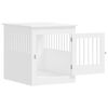 vidaXL Dog Crate Furniture White 64.5x80x71 cm Engineered Wood