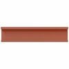 vidaXL Wall Shelf with Shelf 2 pcs Red 40 x 9 x 3 cm Engineered Wood
