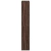vidaXL Bookcase Brown Oak 60x20x120.5 cm Engineered Wood