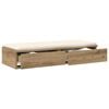 vidaXL Bed Drawers Artisan Oak 80 x 36.5 x 16.5 cm Engineered Wood