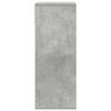 vidaXL Book Cabinet Concrete Grey 34x31x80 cm Engineered Wood