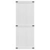 vidaXL Door Corona White 80 x 210 cm Engineered Wood