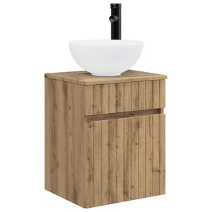vidaXL Wall-mounted Sink Vanity Artisan Oak 39 x 35 x 63 cm