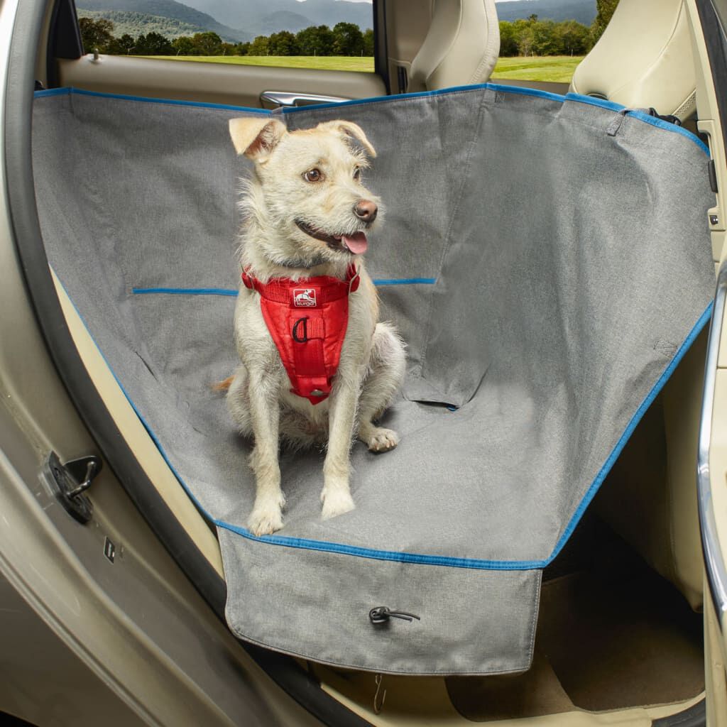 Kurgo Dog Hammock for Half Back Seat Heather Grey vidaXL