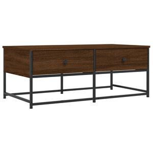 vidaXL Coffee Table Brown Oak 100x51x40 cm Engineered Wood