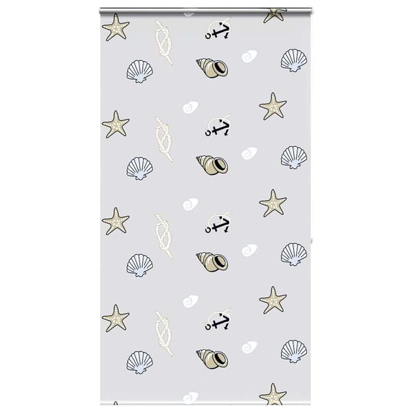 vidaXL Shower Roller Blind with Cassette 120x240 cm Fabric Width 116 cm