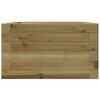 vidaXL Garden Planter 40x40x23 cm Impregnated Wood Pine