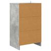 vidaXL Bedside Table Concrete Grey 40 x 30 x 467 cm Engineered Wood