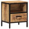 vidaXL Bedside Cabinet 40x35x50 cm Solid Wood Mango