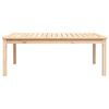 vidaXL Garden Table 121x82.5x45 cm Solid Wood Pine