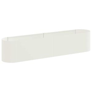 vidaXL Raised Garden Bed White 200 x 40x 40 cm