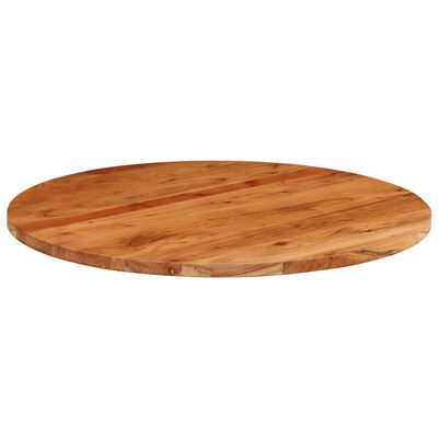 vidaXL Table Top Ø70x2.5 cm Round Solid Wood Acacia