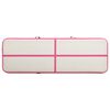 vidaXL Inflatable Gymnastics Mat with Pump 500x100x20 cm PVC Pink