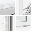 vidaXL Basement Window RISOR 80x40 cm Tilt 2 Glazing White