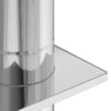 vidaXL Chimney Extension Silver 25 x 25 x 82 cm Stainless Steel